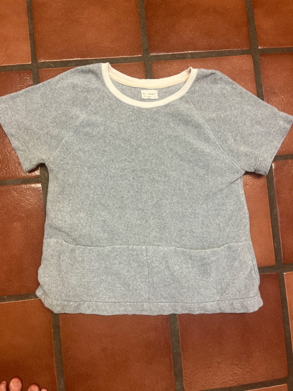 Mr. Larkin Short Sleeve Knit Pullover Top